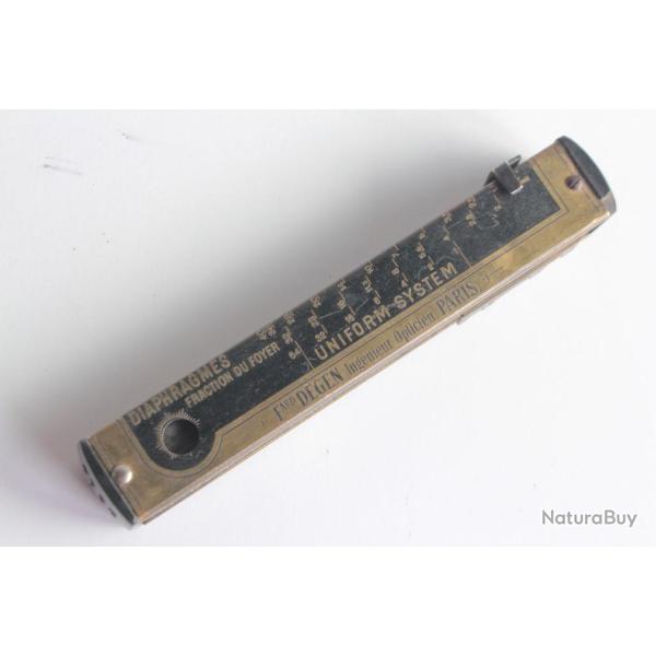 Ancien Photomtre Normal E. Degen 1900 Photographie