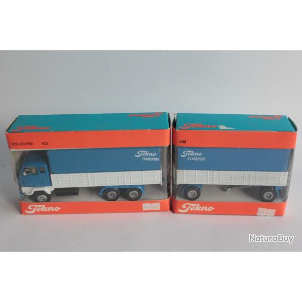 TEKNO 425 et 452 Camion et remorque Volvo F89