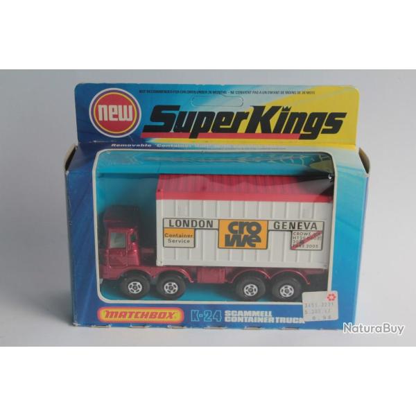 MATCHBOX SuperKings K-24 Scammell Container Truck