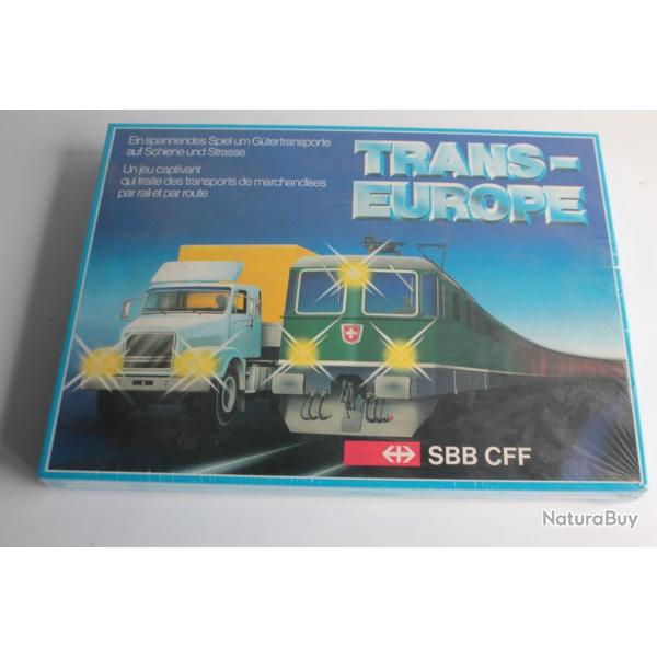 Jeu de socit Trans-Europe Transports marchandises  Trains SBB CFF
