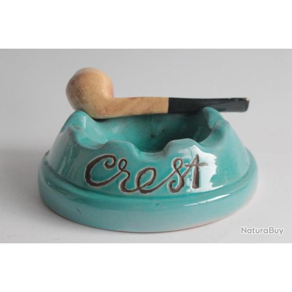 Cendrier cramique Pipe Crest