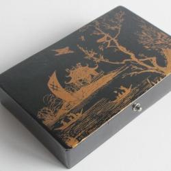 Boîte laquée Oiseau Napoléon III