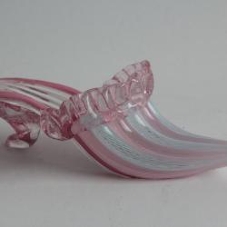 Chaussure verre soufflé Murano