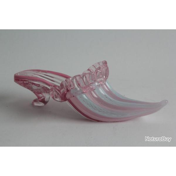 Chaussure verre souffl� Murano