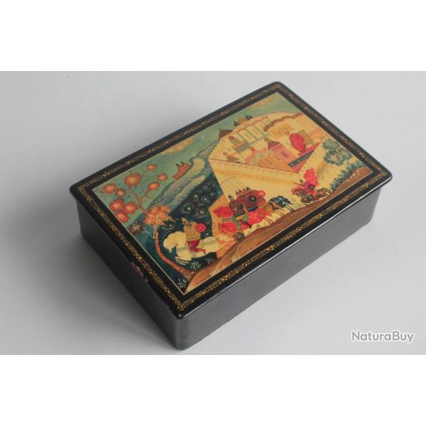 Bote laque Russe Mstera Bogatyrs prince Vladimir