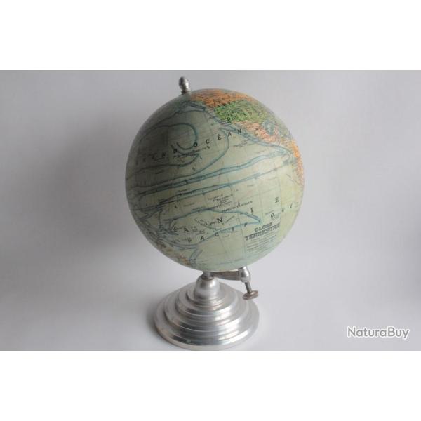 Globe terrestre J. Forest Girard Barrre & Thomas 1930