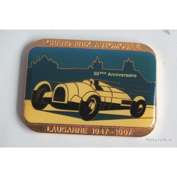 Plaquette Grand prix automobile Lausanne 1947-1997 50e anniversaire