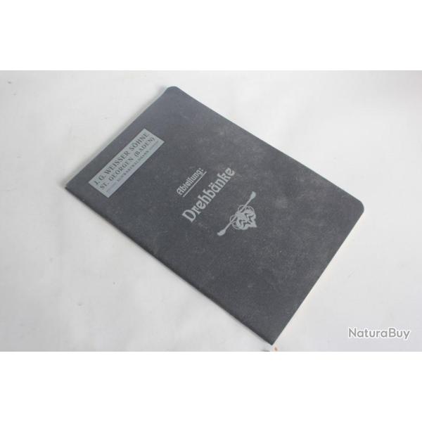 Livre Drehb�nke Tours J.G.Weisser Sohne