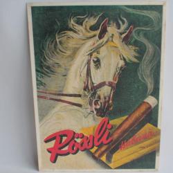 Plaque publicitaire Tabac Russli Habana Cigare