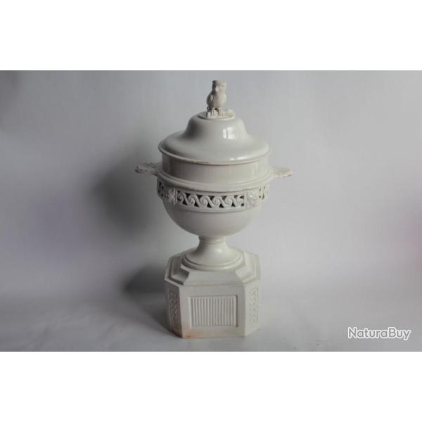 Tisanire faence Sarreguemines XIXe sicle