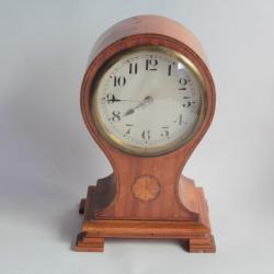 Pendulette de cheminée bois marqueterie Art déco