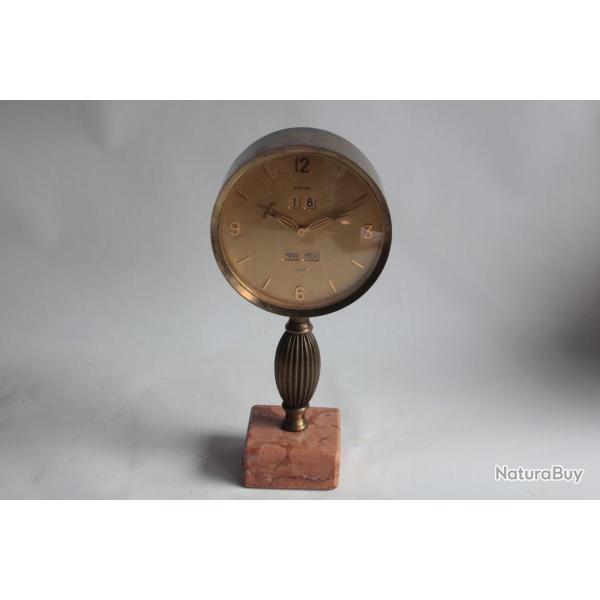 Horloge de table R�veil m�canique triple date IMEXAL