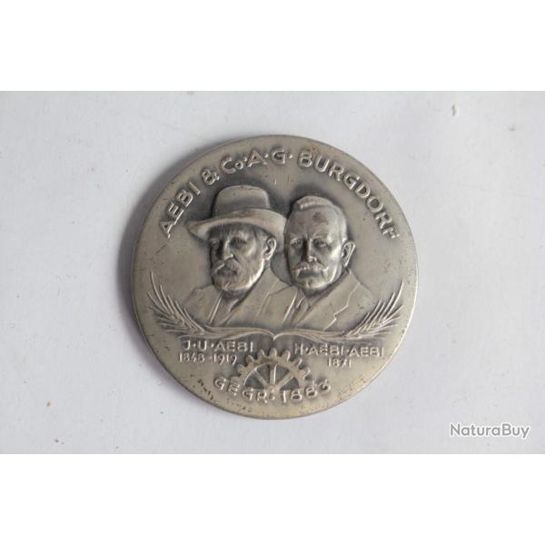 Miroir de poche publicitaire Industrie mcanique AEBI&Co Allemagne