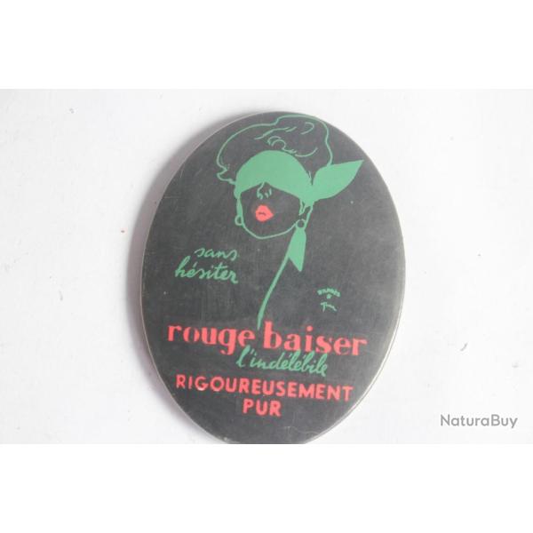 Miroir de poche publicitaire Rouge  lvre Rouge baiser