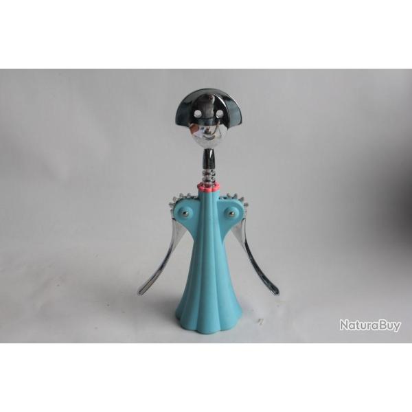 ALESSI Tire-bouchon Anna G bleu Alessandro Mendini