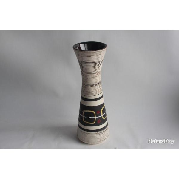 Vase cramique Tnnieshof Carstens Allemagne de l'Ouest 1960