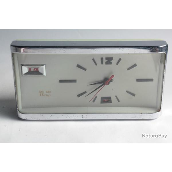 Rveil mcanique Hero Chine vintage 1970