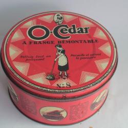 Boite tôle O-Cedar Balais à frange démontable N°8