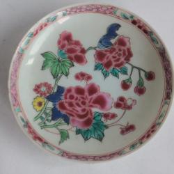 Coupelle porcelaine Chine Famille rose Compagnie des Indes XVIIIe siècle