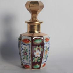 Flacon à parfum porcelaine XIXe siècle