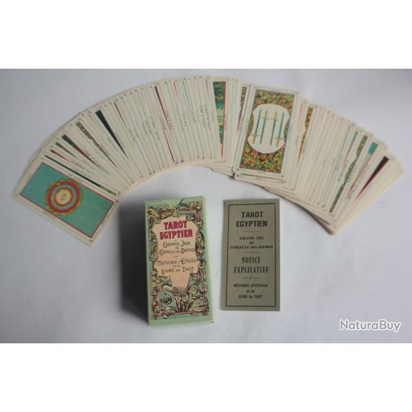 Jeu Tarot gyptien Oracle des Dames Etteilla Dusserre Cartomancie