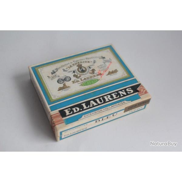 Boite a cigarettes ED.LAURENS Khdive Bleu Extension Hollandaise tabac