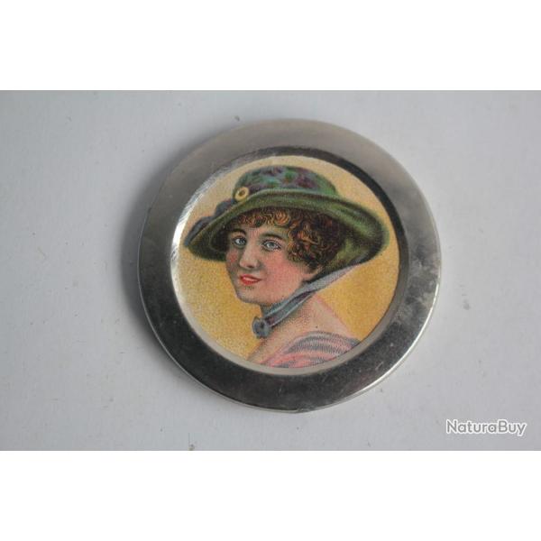 Miroir de poche Femme vintage