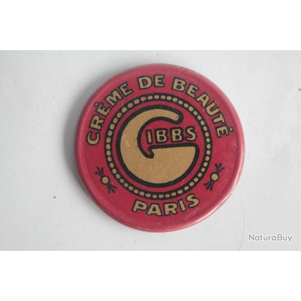 Miroir de poche publicitaire Cr�me de beaut� Gibbs Paris