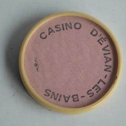 Miroir de poche publicitaire Casino d'Évian-les-Bains