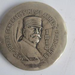 Miroir de poche Joffre Général des armées 1914