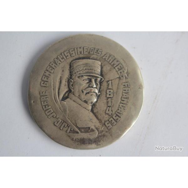 Miroir de poche Joffre G�n�ral des arm�es 1914