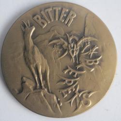 Miroir de poche publicitaire Bitter des Diablerets Suisse