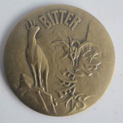 Miroir de poche publicitaire Bitter des Diablerets Suisse