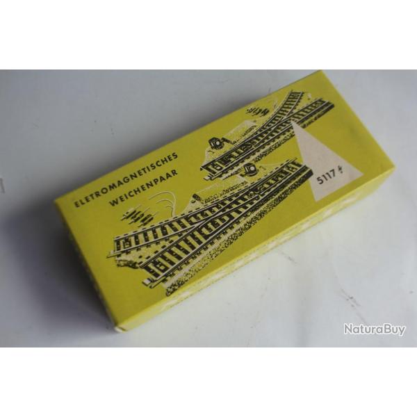 MARKLIN Paire d'aiguillages �lectromagn�tiques HO 5117