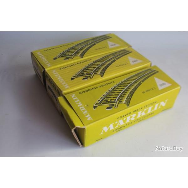 MARKLIN 30 Rails �l�ments Voie courbe HO 5100