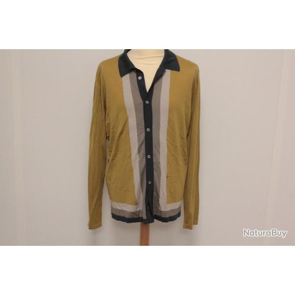 HERMES Gilet Cardigan laine L