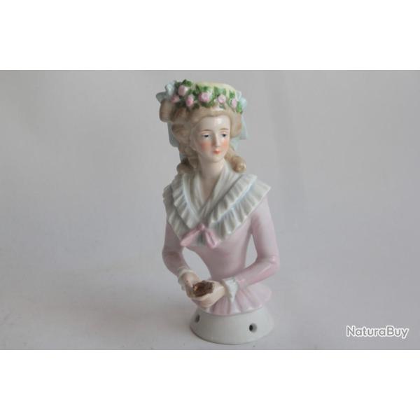 Demi figurine porcelaine Princesse de Lamballe Galluba & Hofmann