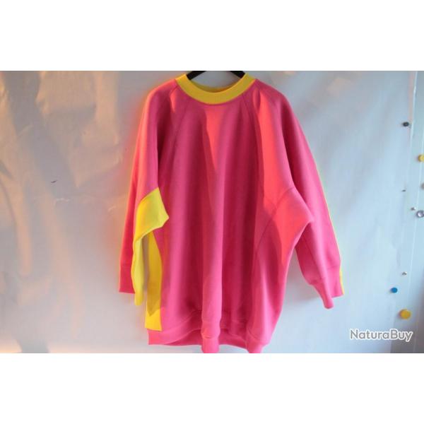 CELINE Pull oversize rose jaune Phoebe Philo 2018 M