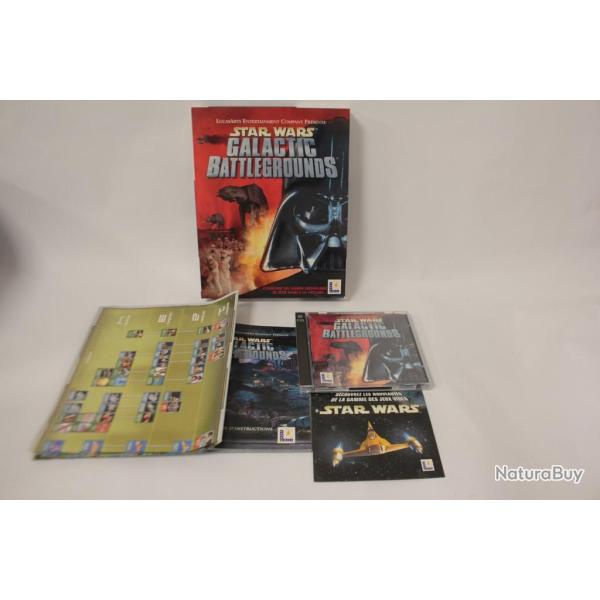 Jeu vid�o PC Star Wars Galactic Battlegrounds Big box PAL