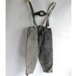 Culotte cuir Bavaroise Lederhose Short Tyrolien