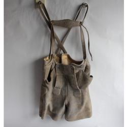 Culotte cuir Bavaroise Lederhose Short Tyrolien