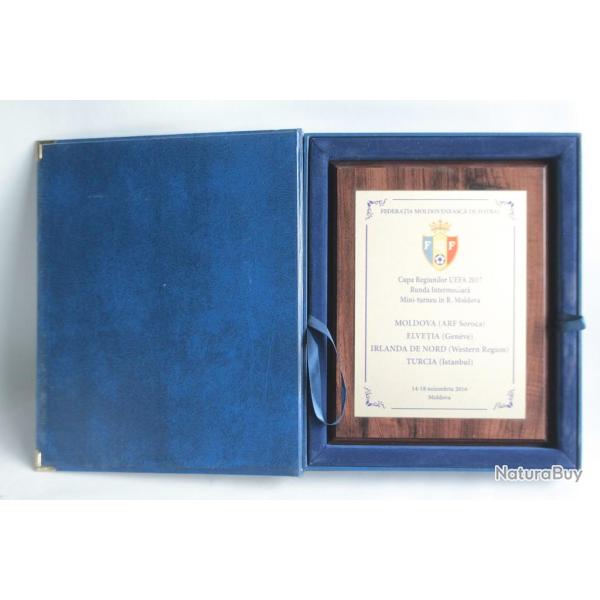 Plaque Football Coupe des r�gions UEFA 2017 Moldavie