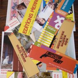 Ensemble de 27 signets marque pages livres