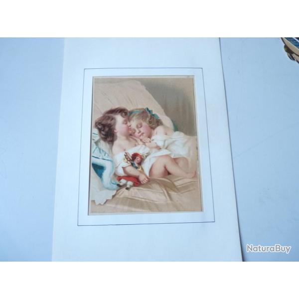 Chromo  Enfants  1890.