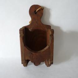 Porte mortier bois Art populaire