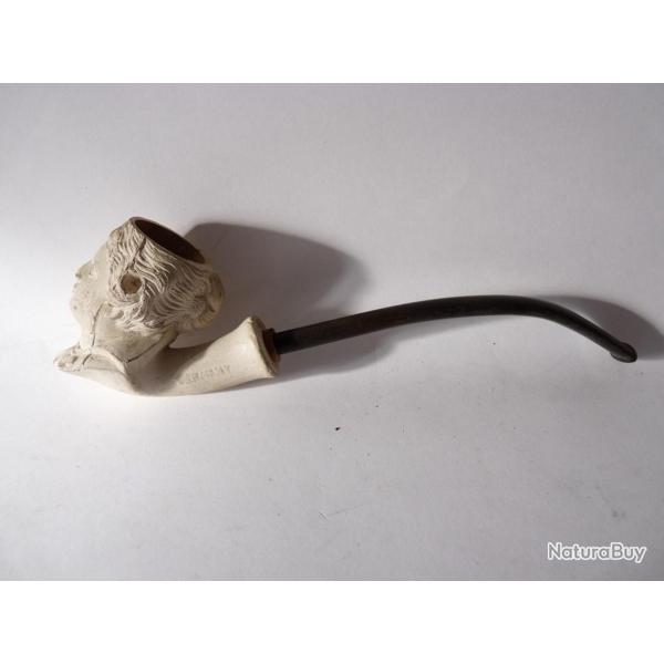 Pipe ancienne  tte de femme