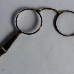 Binocle face à main celluloïd optique