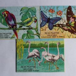 Puzzles publicitaires ED. & H. FILLIETTAZ Vernis couleurs Genève