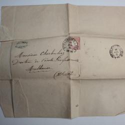 Marque postale Allemagne empire 1g aigle en relief 1873