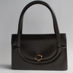 GUCCI Sac à main cuir marron vintage